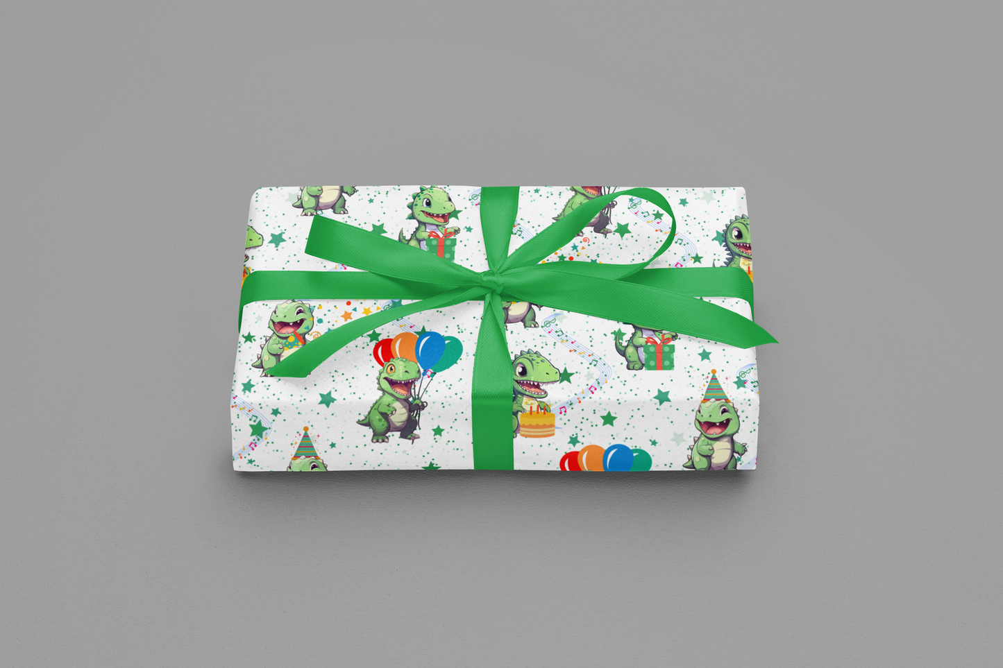 Dinosaur Wrapping Paper Birthday Wrapping Paper Roll Cute Gift Wrap For Kids Birthday 6 Foot Roll Gift Wrapping For Dinosaur Lover Gift