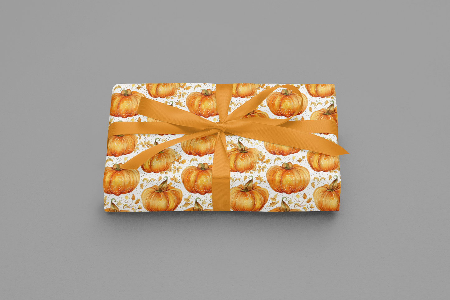 Fall Gift Wrap Holiday Wrapping Paper Roll Pumpkin Wrapping Paper 6 Foot Roll Gift Wrapping Paper Autumn Wrapping Paper
