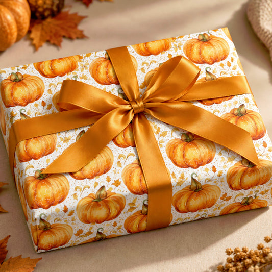 Pumpkin Wrapping Paper