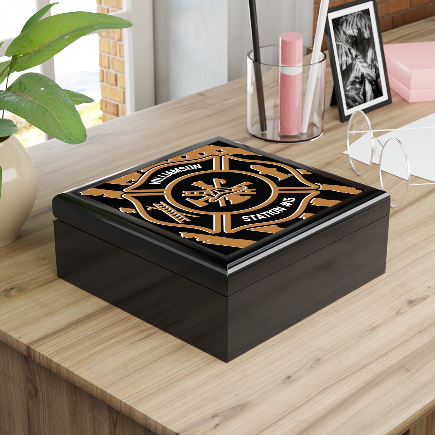 Valet Box Personalized Gift For Firefighter