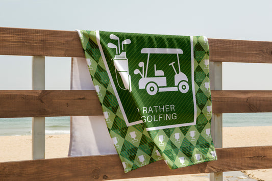 Custom Golf Beach Towel