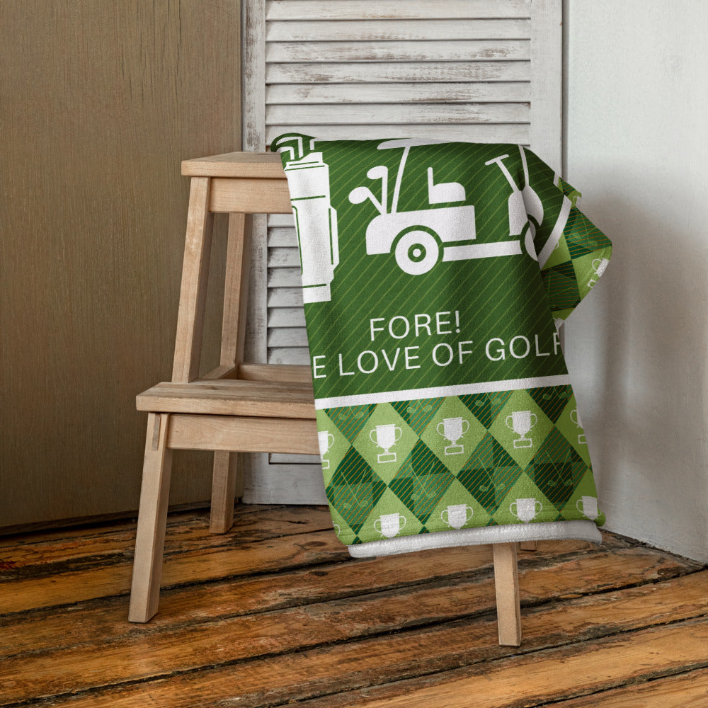 Custom Golf Beach Towel