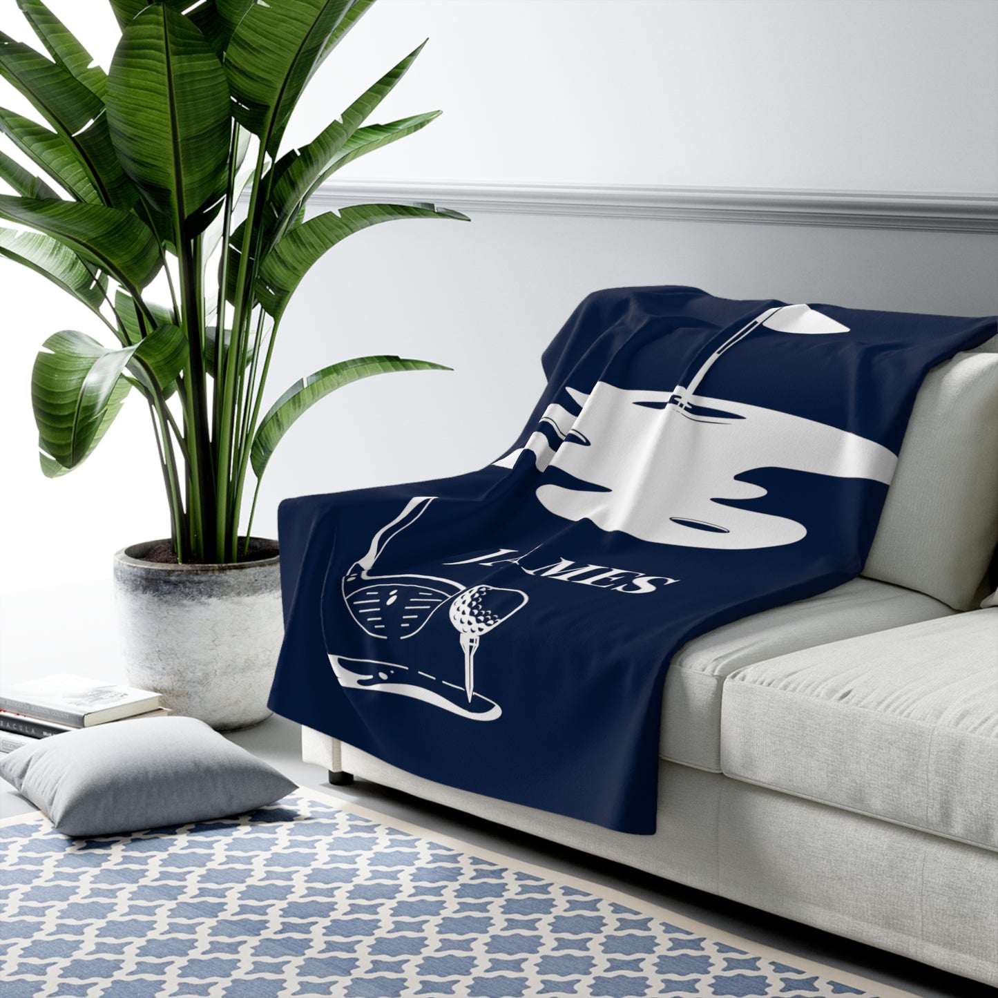 Personalized Golf Blanket Gift for Golfer