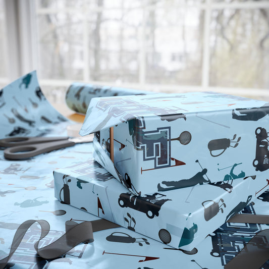 Golf Gift Wrap Paper