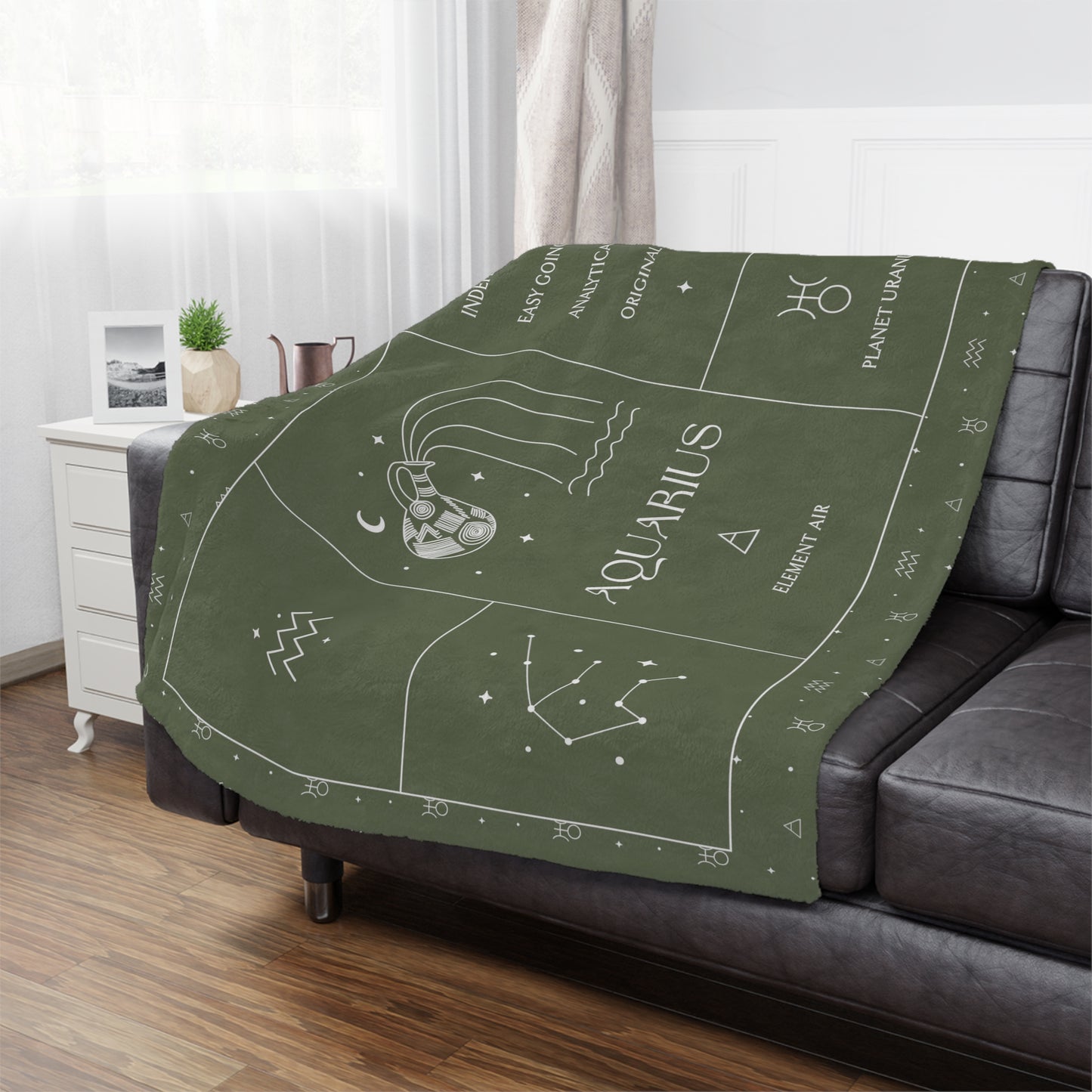Aquarius Zodiac Blanket