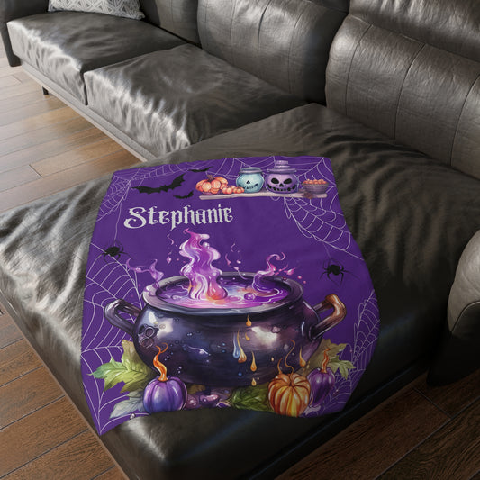 Personalized Halloween Blanket