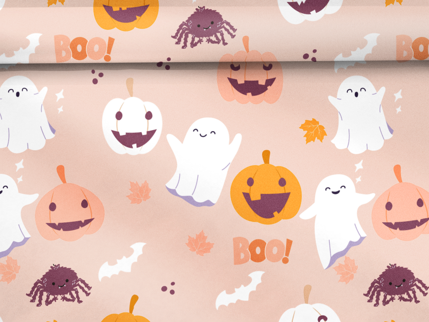 Cute Halloween Gift Wrapping Paper