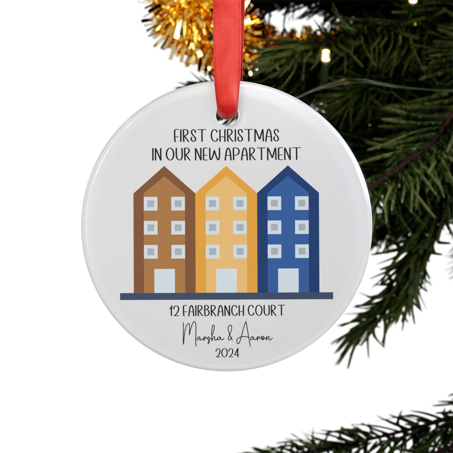 Our First Place Custom Christmas Ornament