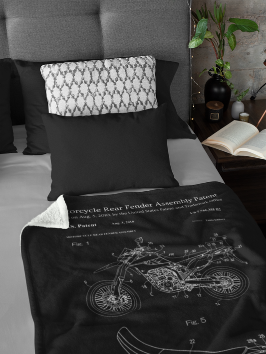 Dirtbike Rear Fender Assembly Patent Blanket