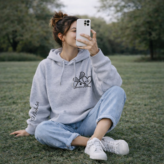 Personalized Lacrosse Hoodie