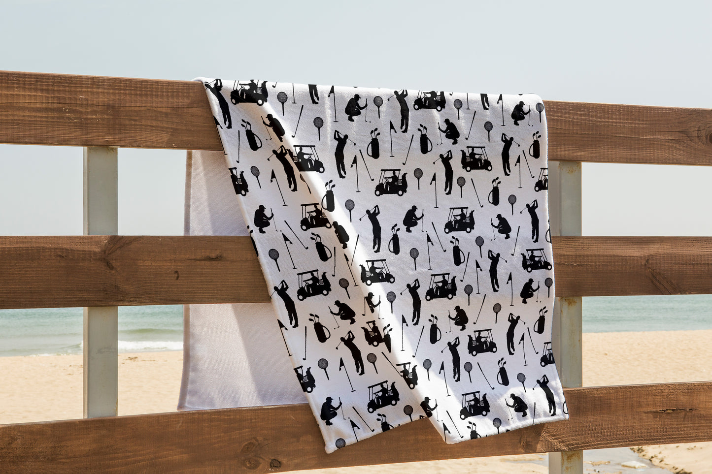 Personalized Golf Beach Towel