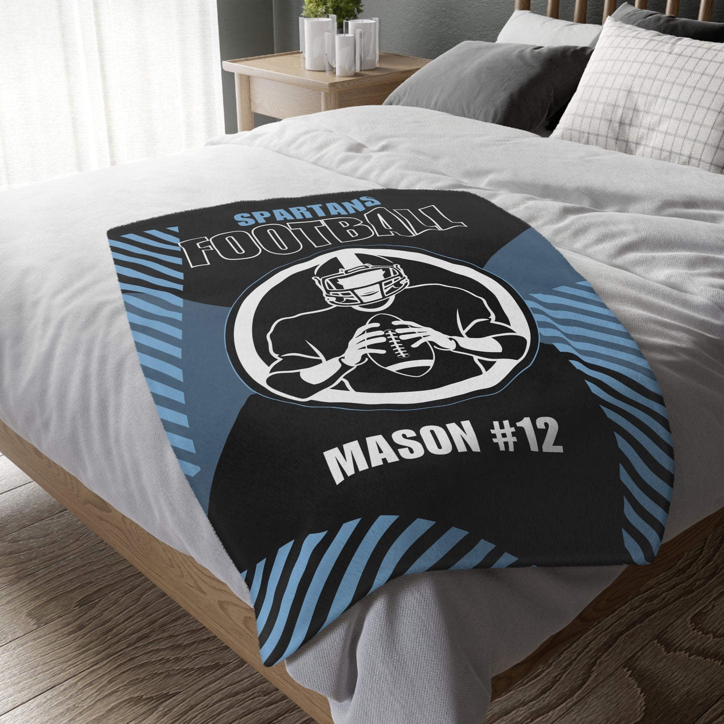 Custom Football Blanket