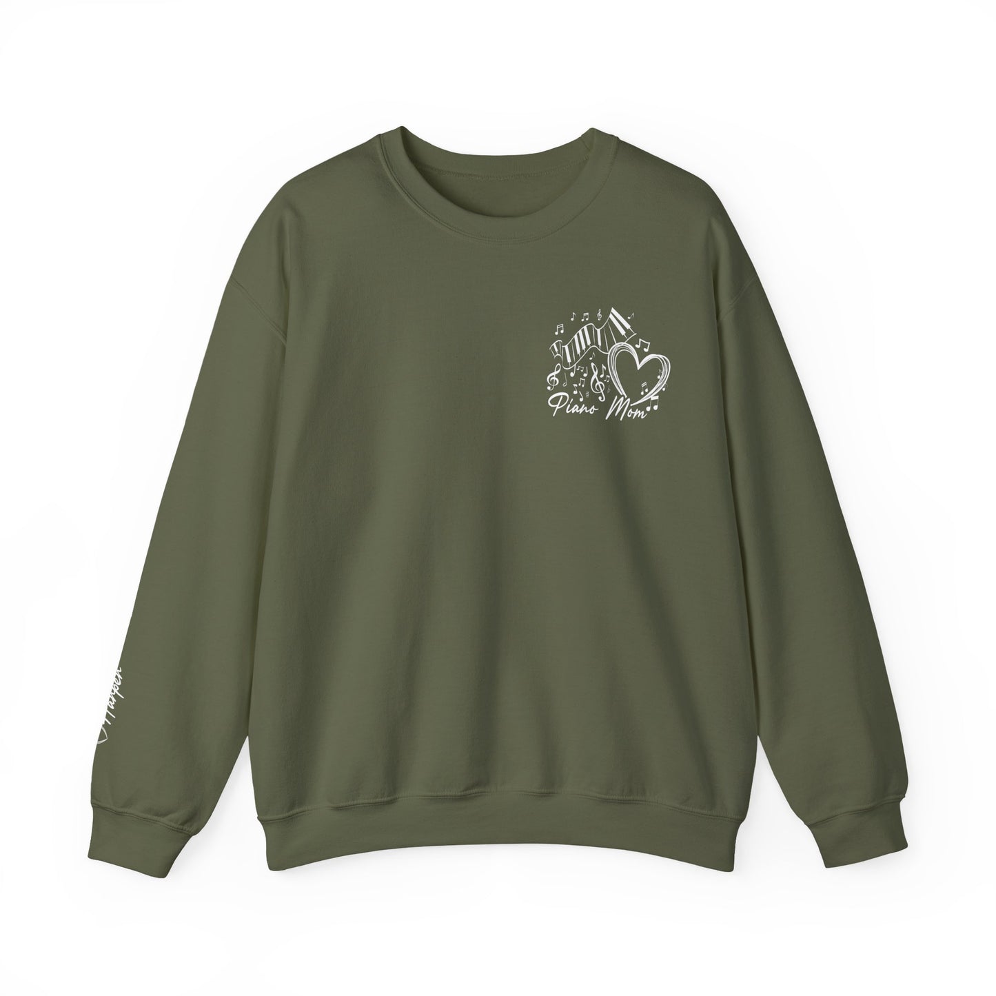 Personalized Piano Mom Sweatshirt