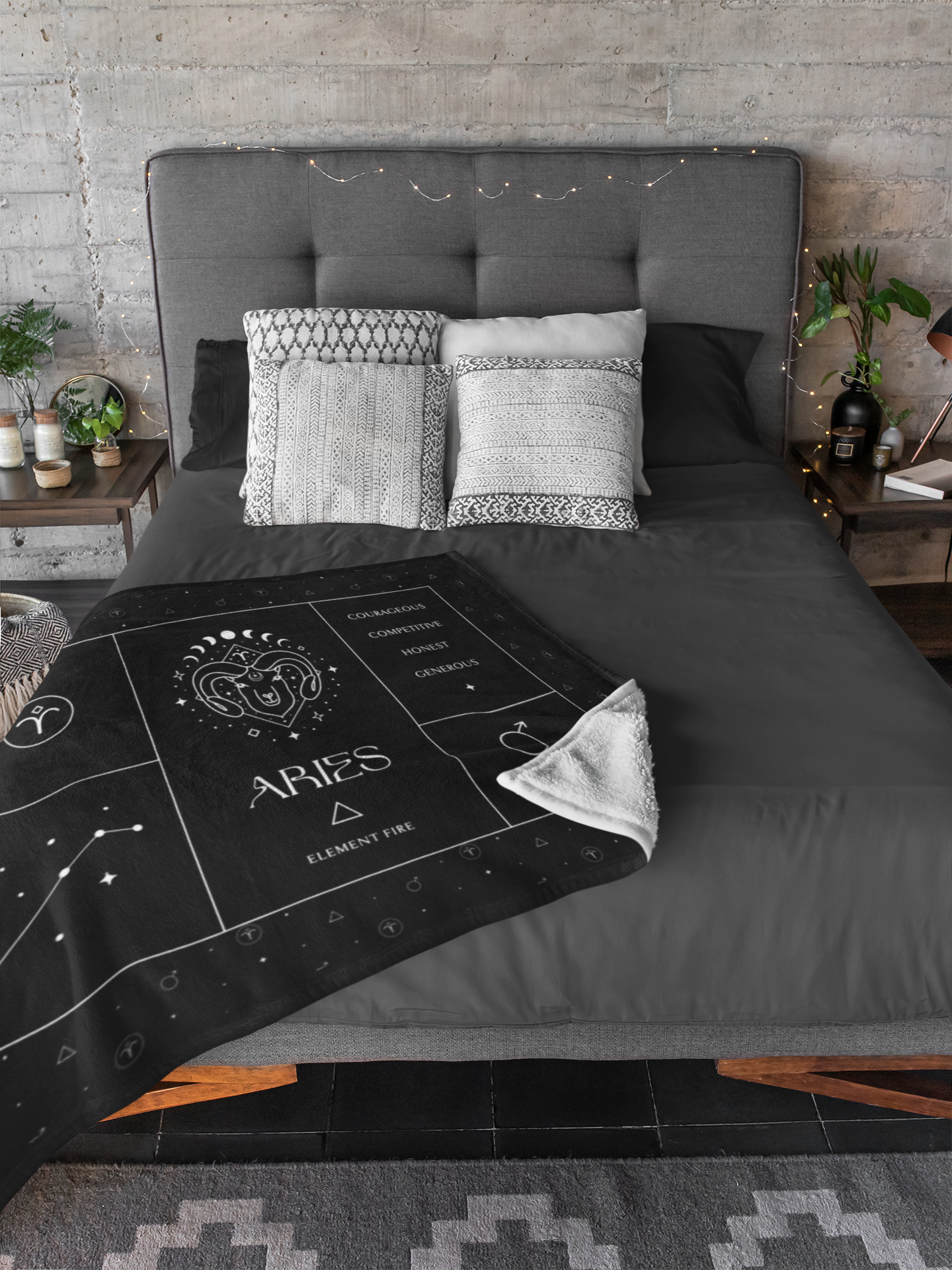 Aries Zodiac Blanket