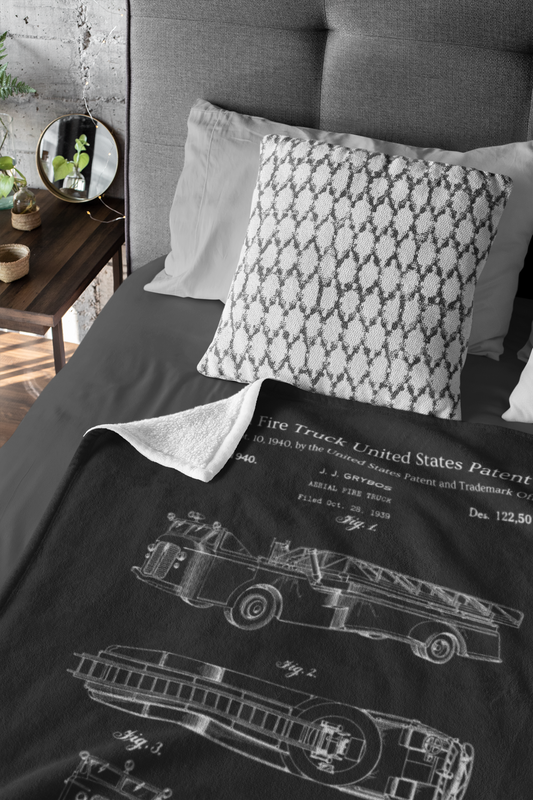 Aerial Fire Truck United States Patent Blanket