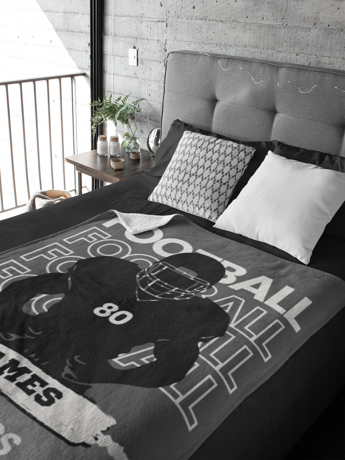 Custom Football Blanket