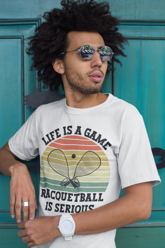 Racquetball Shirt Gift for Him Sport Shirt Gift for Her Racquetball Player Gift Funny Shirt Boyfriend Sport Gift Witty Shirt Gift for Dad