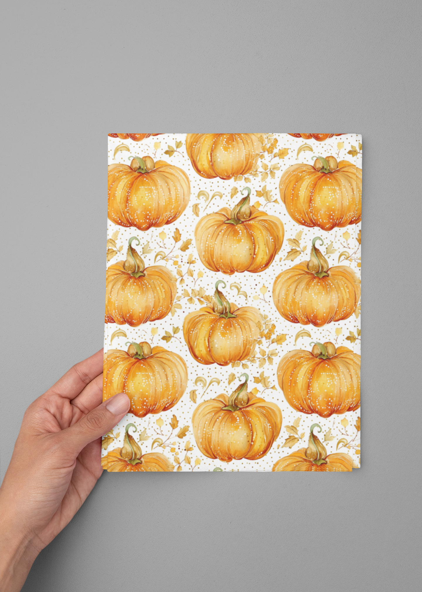 Fall Gift Wrap Holiday Wrapping Paper Roll Pumpkin Wrapping Paper 6 Foot Roll Gift Wrapping Paper Autumn Wrapping Paper