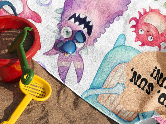 Kids Beach Towel Toddler Beach Towel Summer Towel Gift For Kids Beach Lover Gift Towels For Kids Pool Towel Summer Vacation Towel