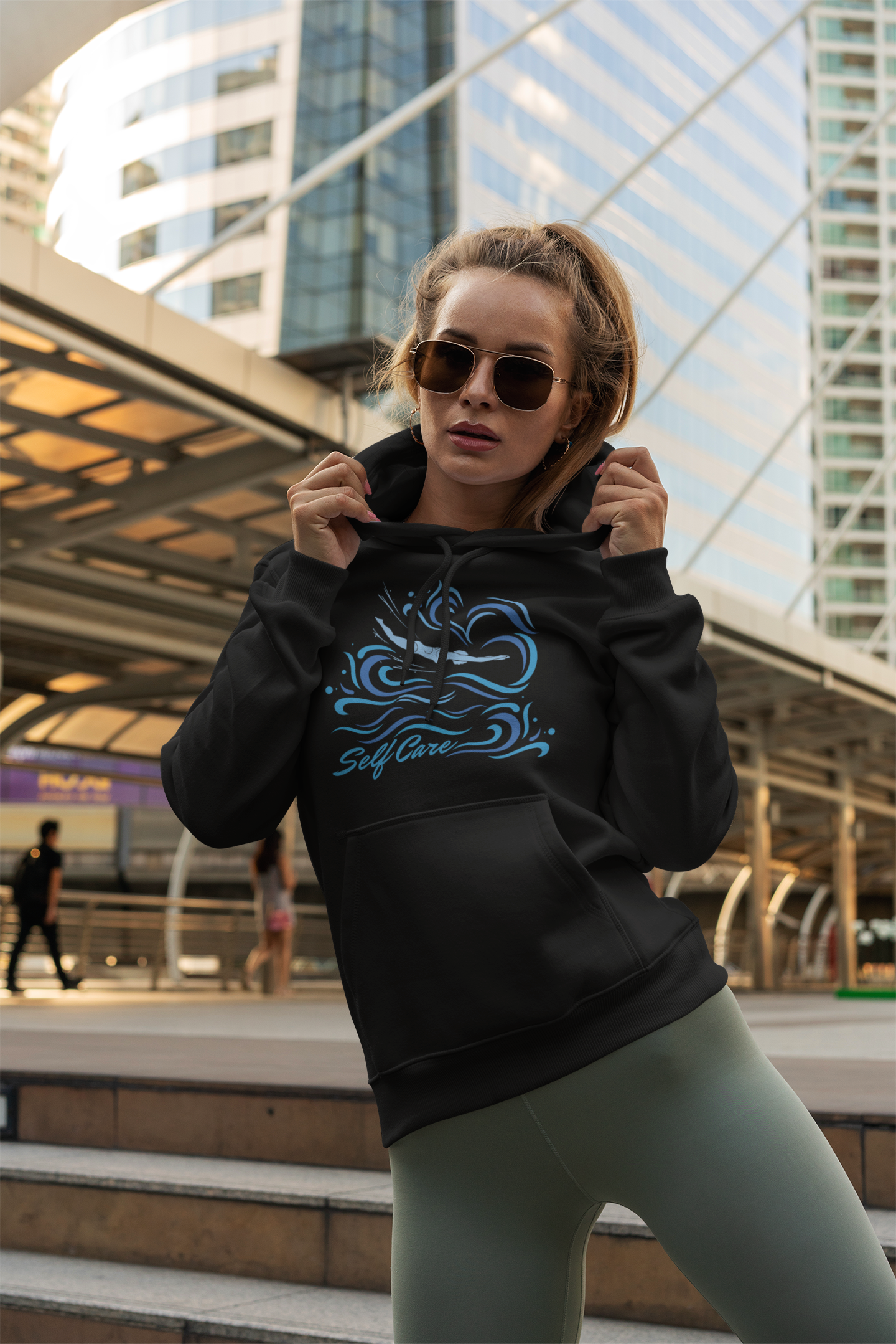 Swimmer Hooded Sweatshirt