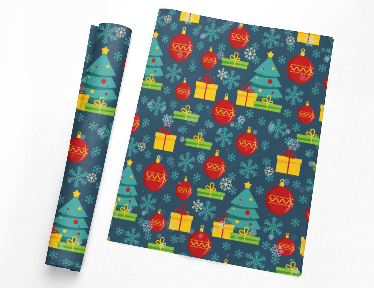 Retro Mid Century Modern Christmas Wrapping Paper
