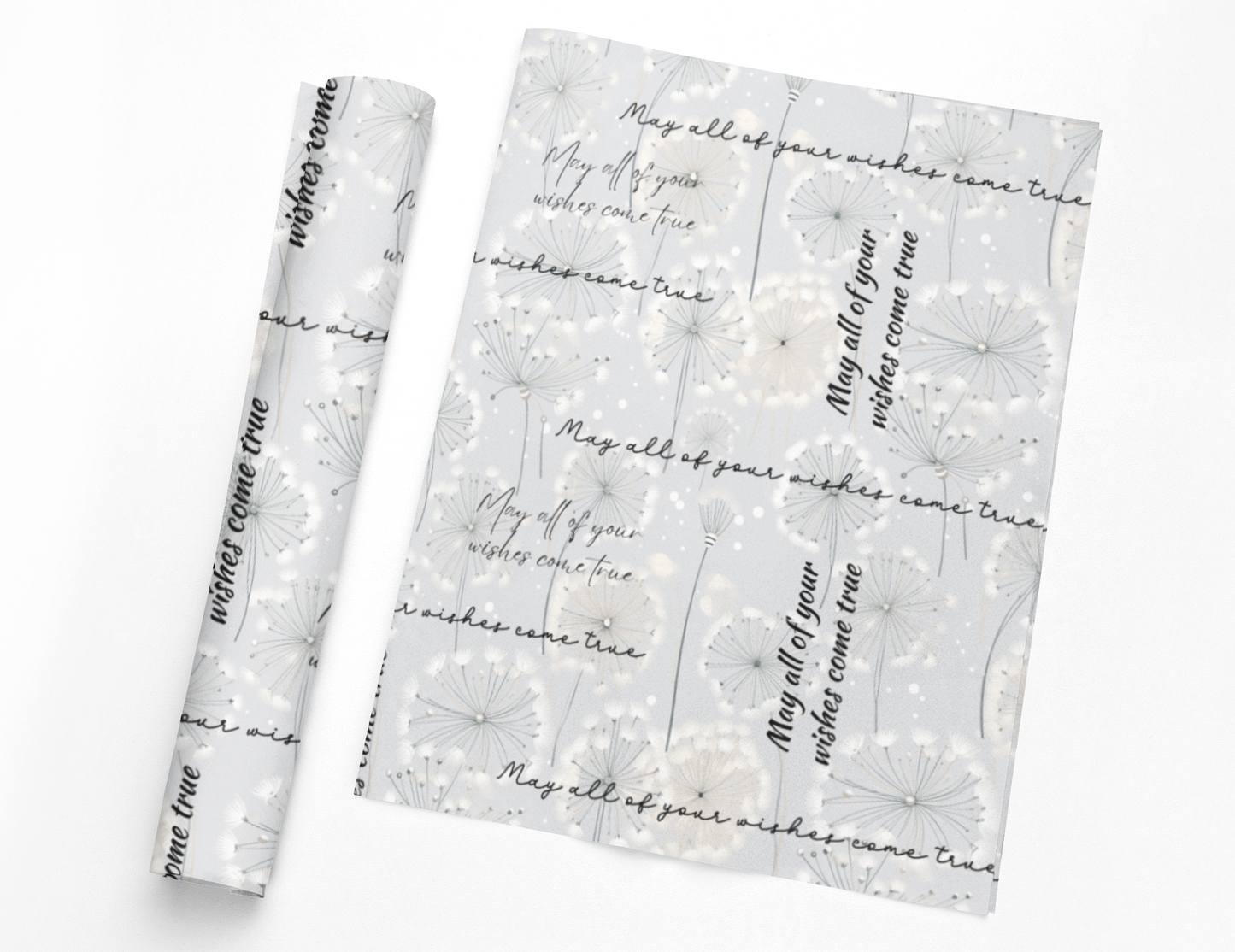 Dandelion Gift Wrapping Paper