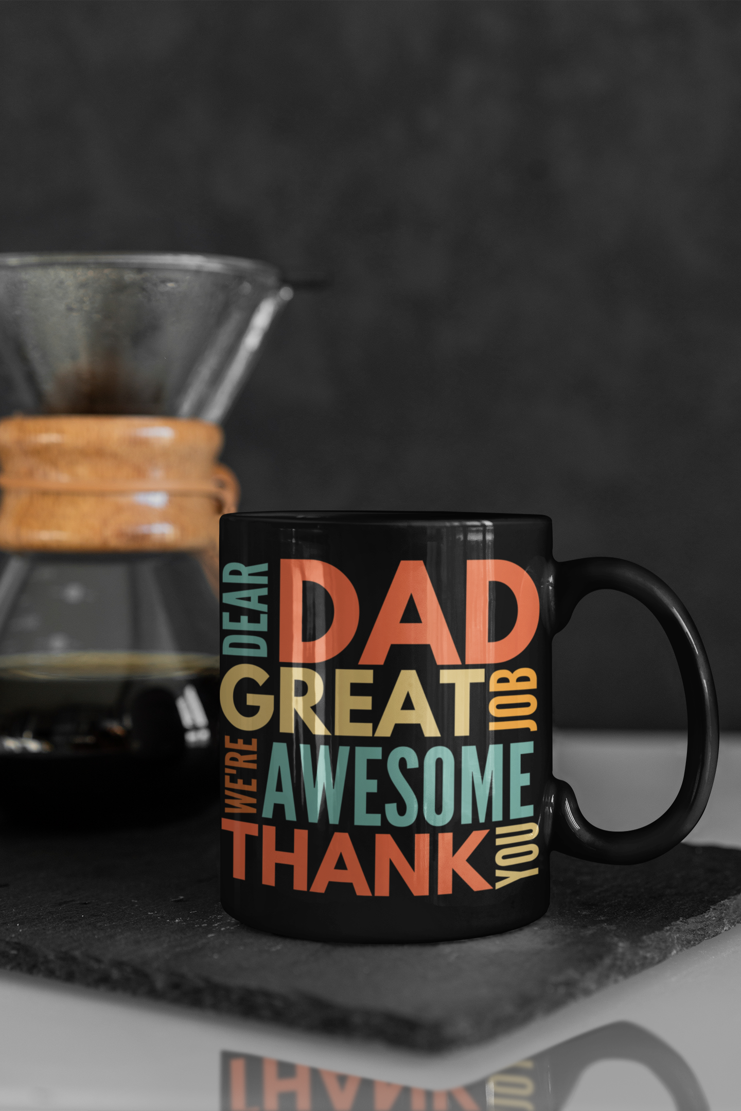 Funny Dad Mug Gift From Kids Black Ceramic Coffee Mug Stepdad Gift Sarcastic Gift From Son Fathers Day Gift From Daughter Birthday Gift for Him