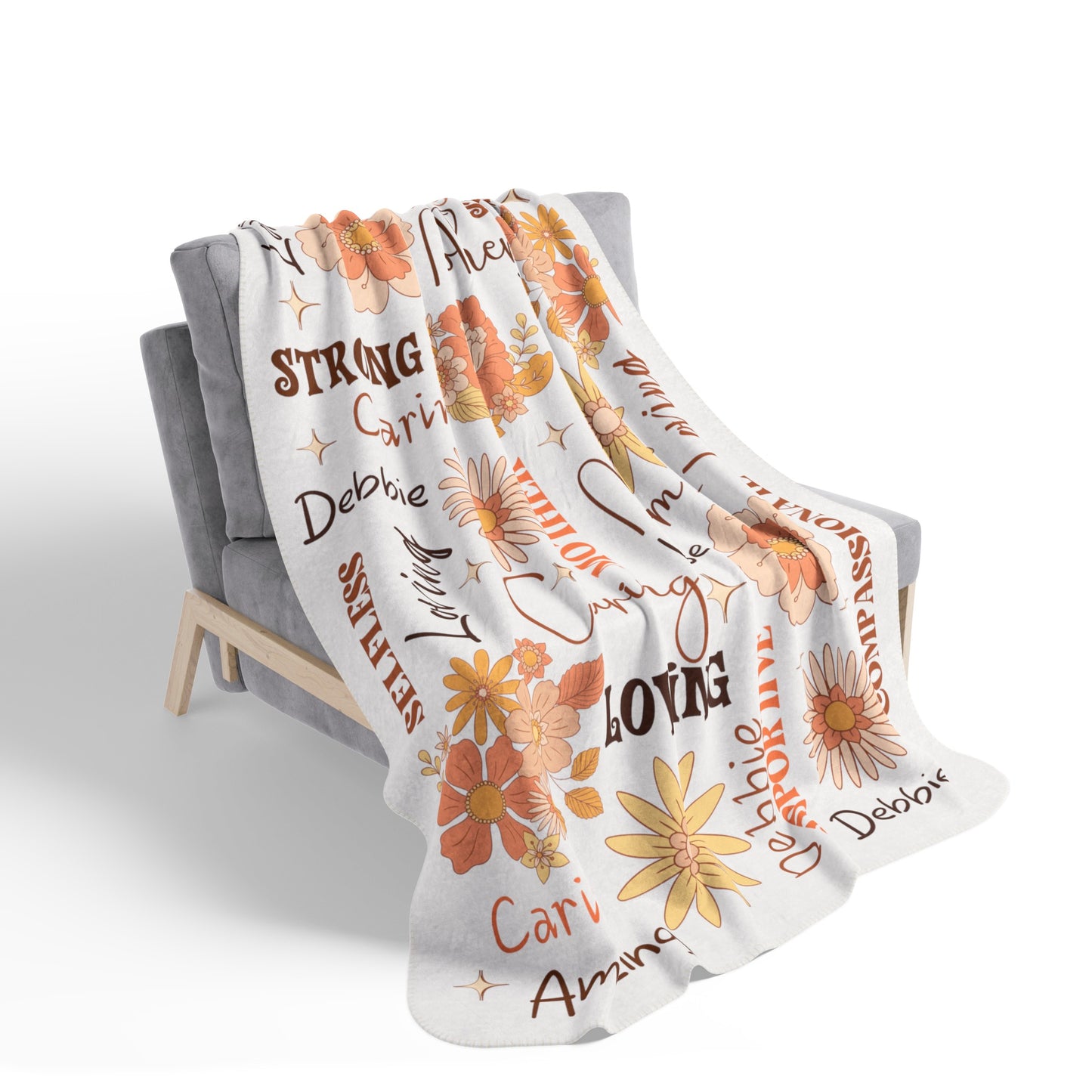 Personalized Mom Blanket Gift For Mother