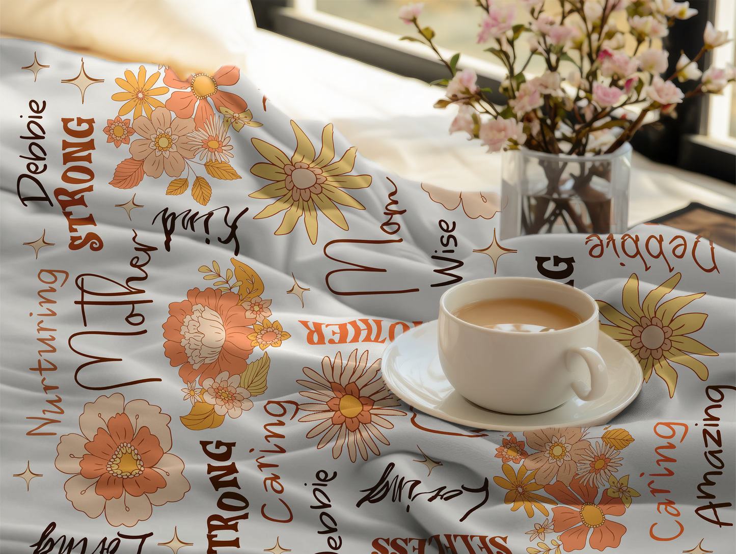 Personalized Mom Blanket Gift For Mother