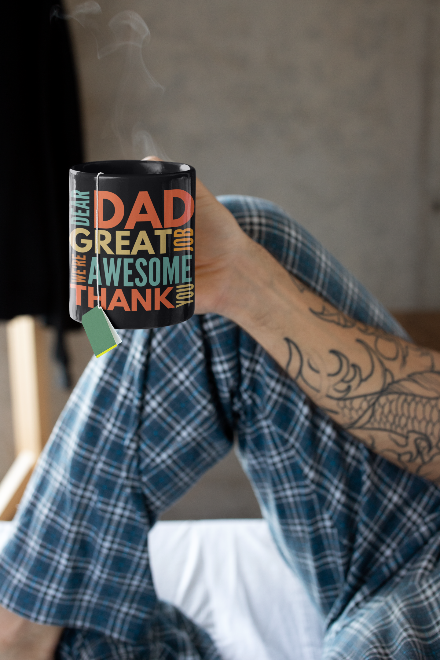 Funny Dad Mug Gift From Kids Black Ceramic Coffee Mug Stepdad Gift Sarcastic Gift From Son Fathers Day Gift From Daughter Birthday Gift for Him