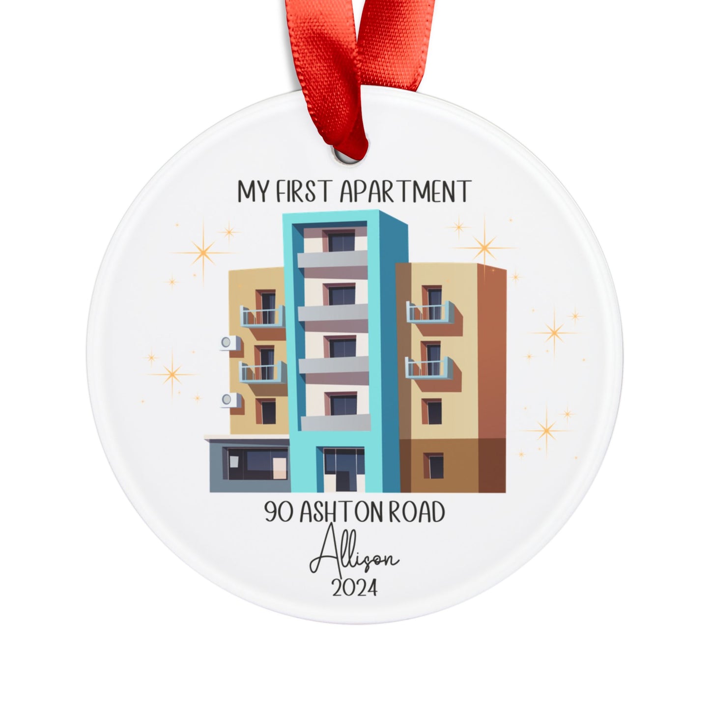 Personalized First Apartment Gift First Apartment Christmas Ornament