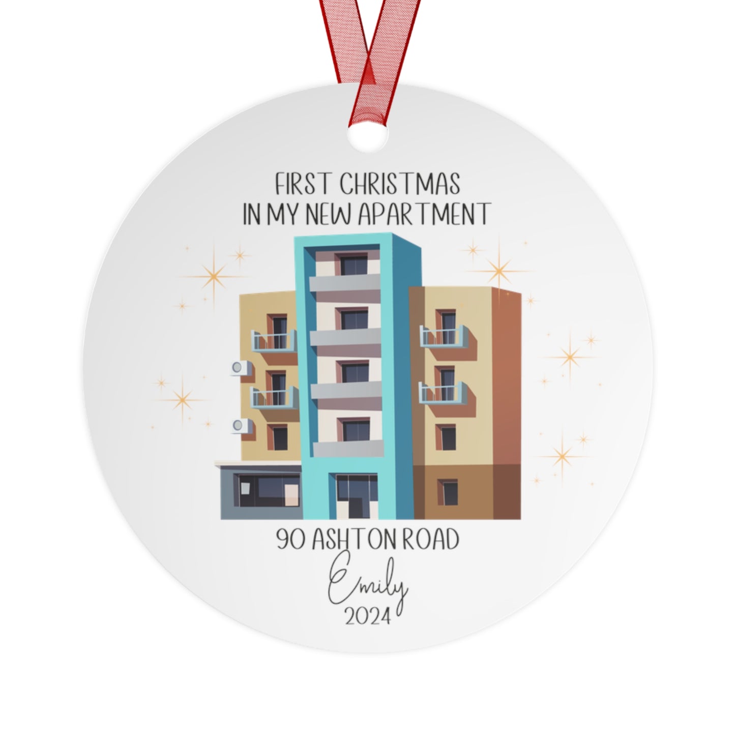Personalized First Apartment Gift First Apartment Christmas Ornament