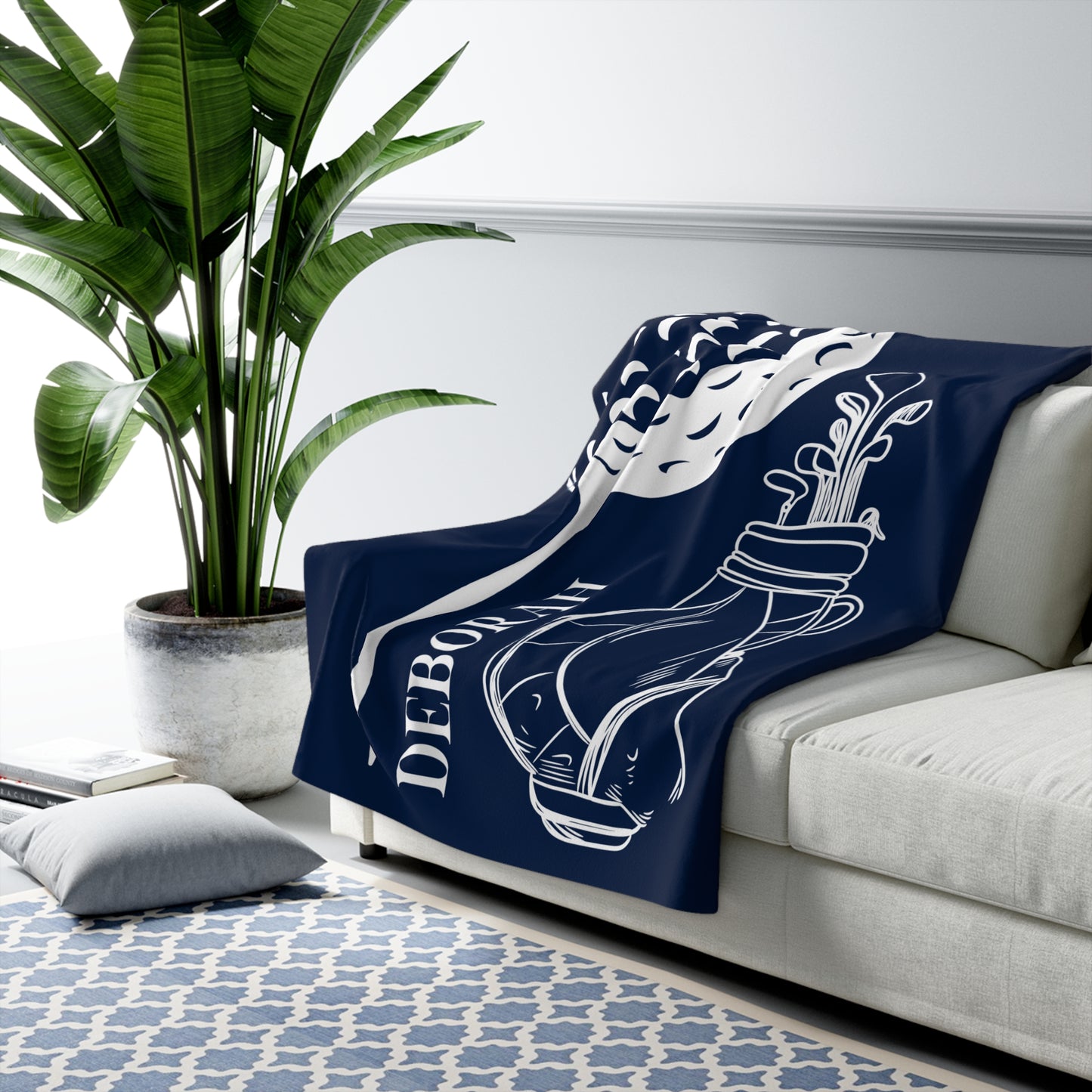 Personalized Golf Blanket Gift for Golfer