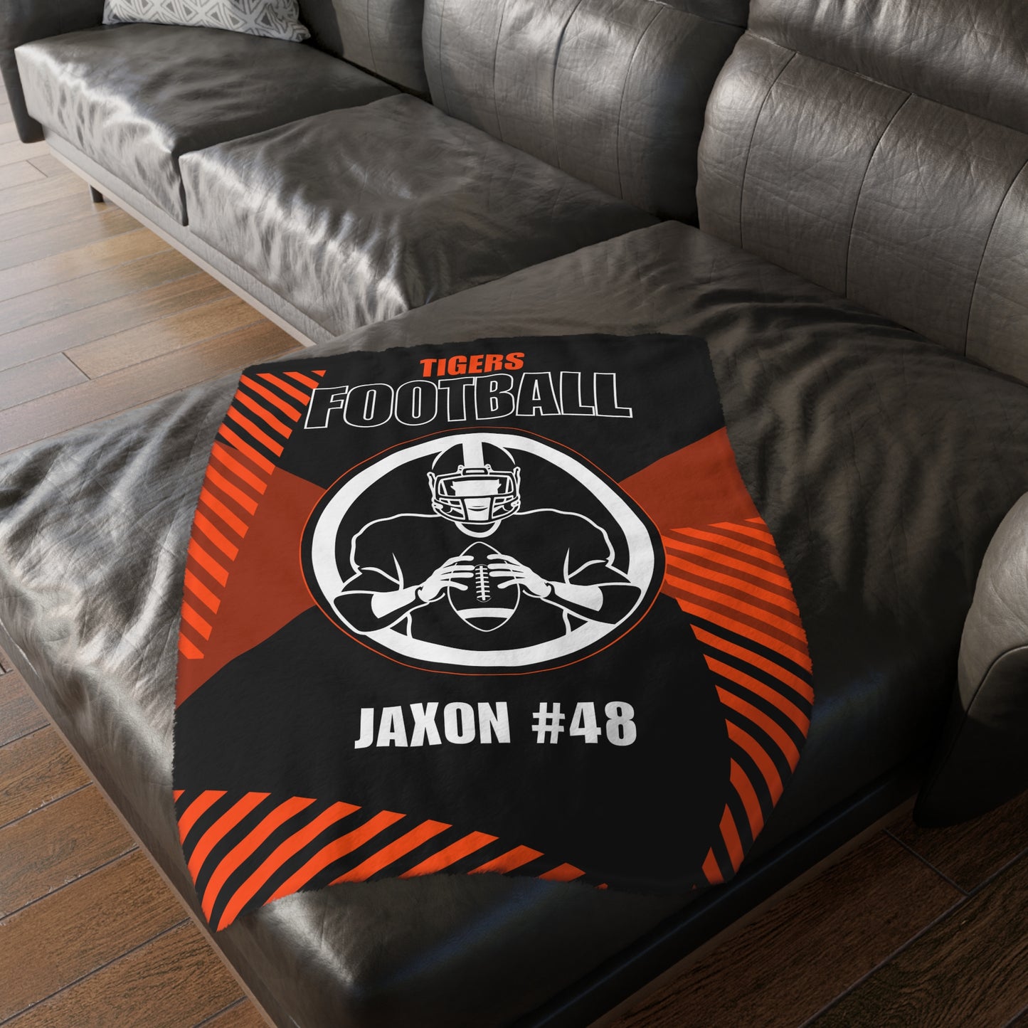 Custom Football Blanket