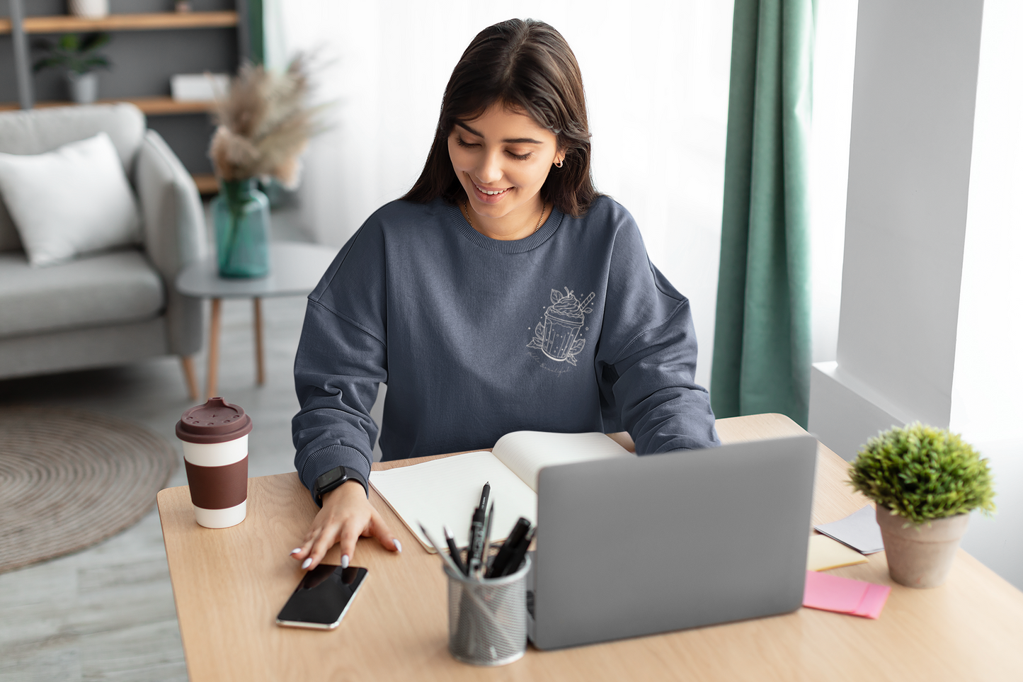 Inspirational Pumpkin Spice Sweatshirt, Thankful Grateful Blessed Sweatshirt Pumpkin Spice Latte Sweatshirt Fall Coffee Lover Sweatshirt