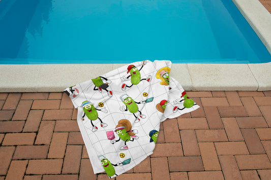 Funny Pickleball Towel Unique Pickleball Gift