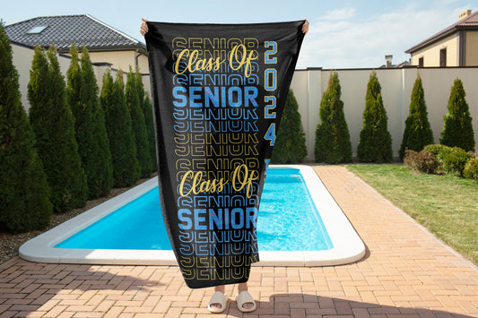 Personalized Beach Towel Custom Graduation Gifts