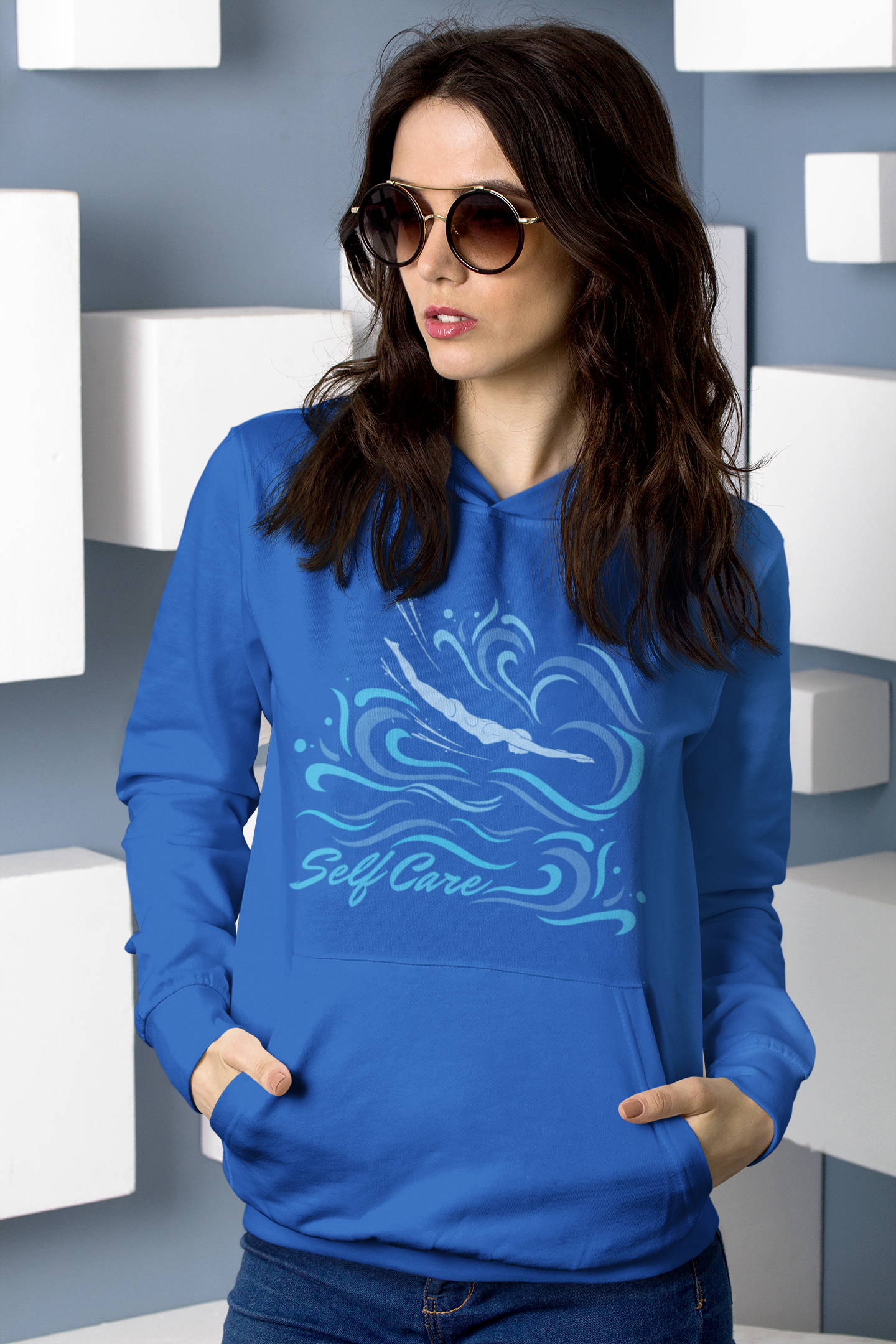 Swimmer Hooded Sweatshirt