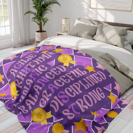 Gymnast Blanket Gymnastics Gift for Gymnast