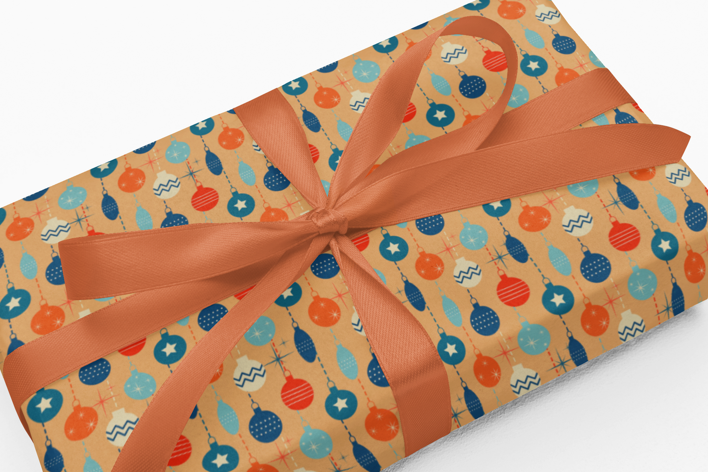 Mid Century Modern Christmas Wrapping Paper