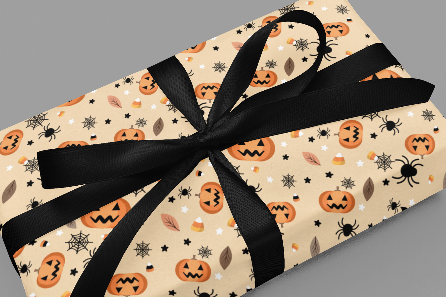 Halloween Jack-O-Lantern Wrapping Paper