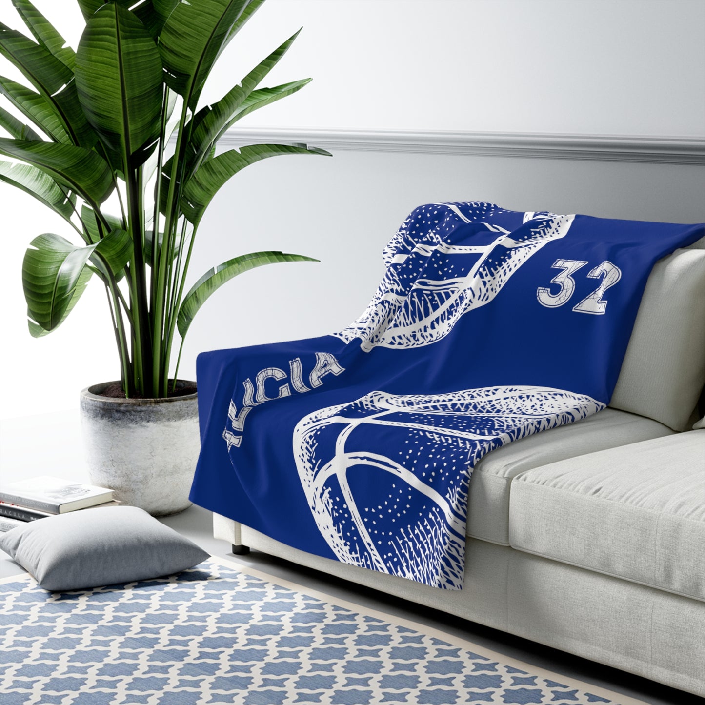 Custom Basketball Blanket Personalized Basketball Gift