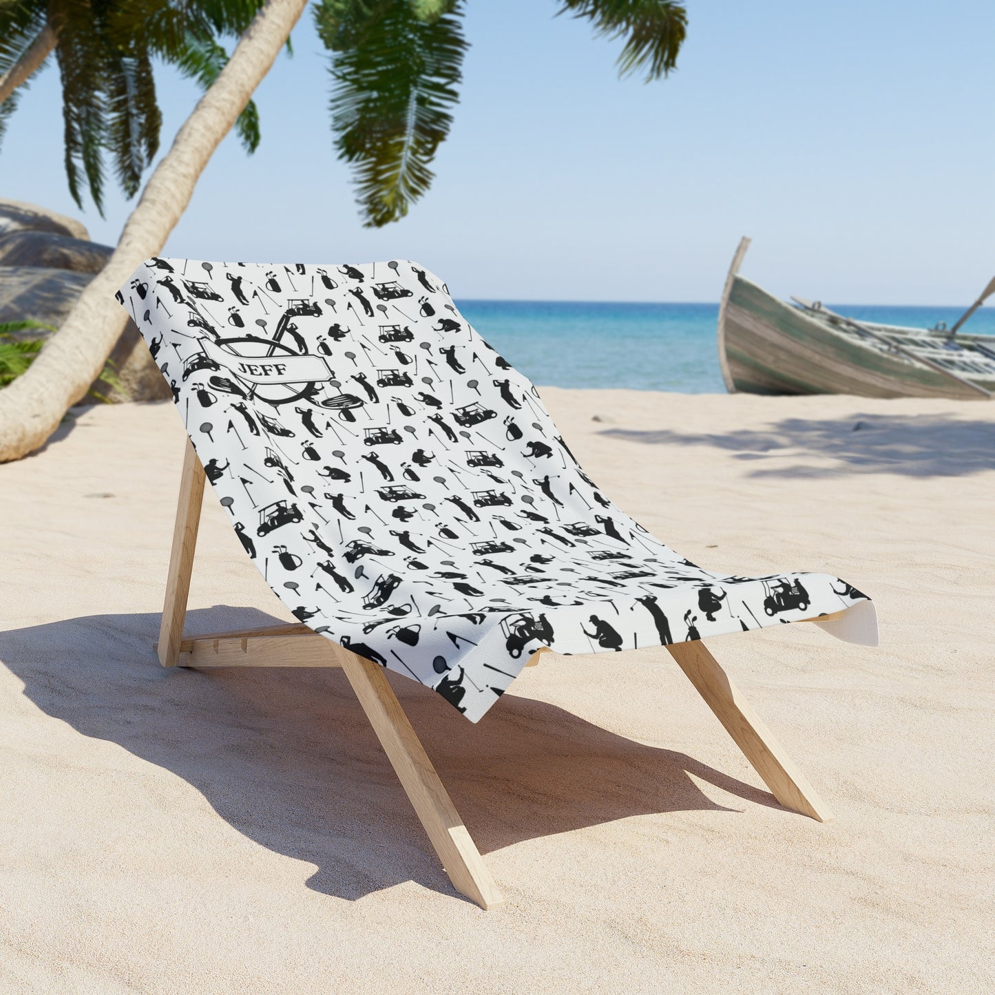 Personalized Golf Beach Towel