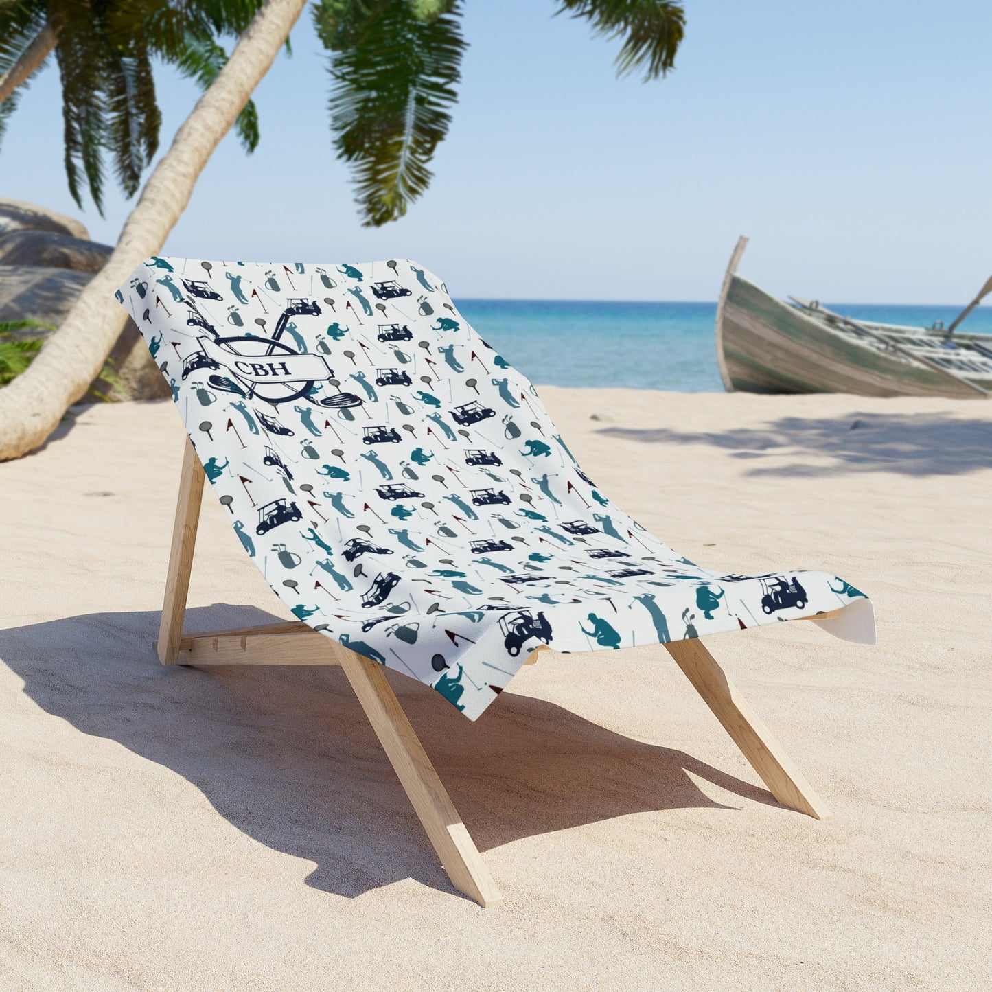 Personalized Golf Beach Towel