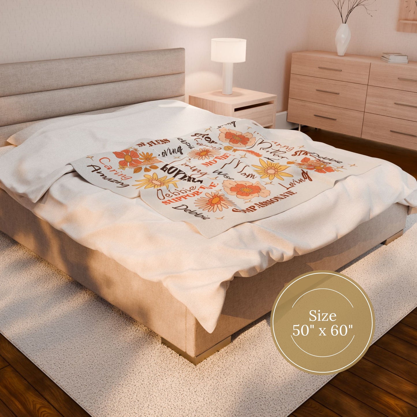 Personalized Mom Blanket Gift For Mother
