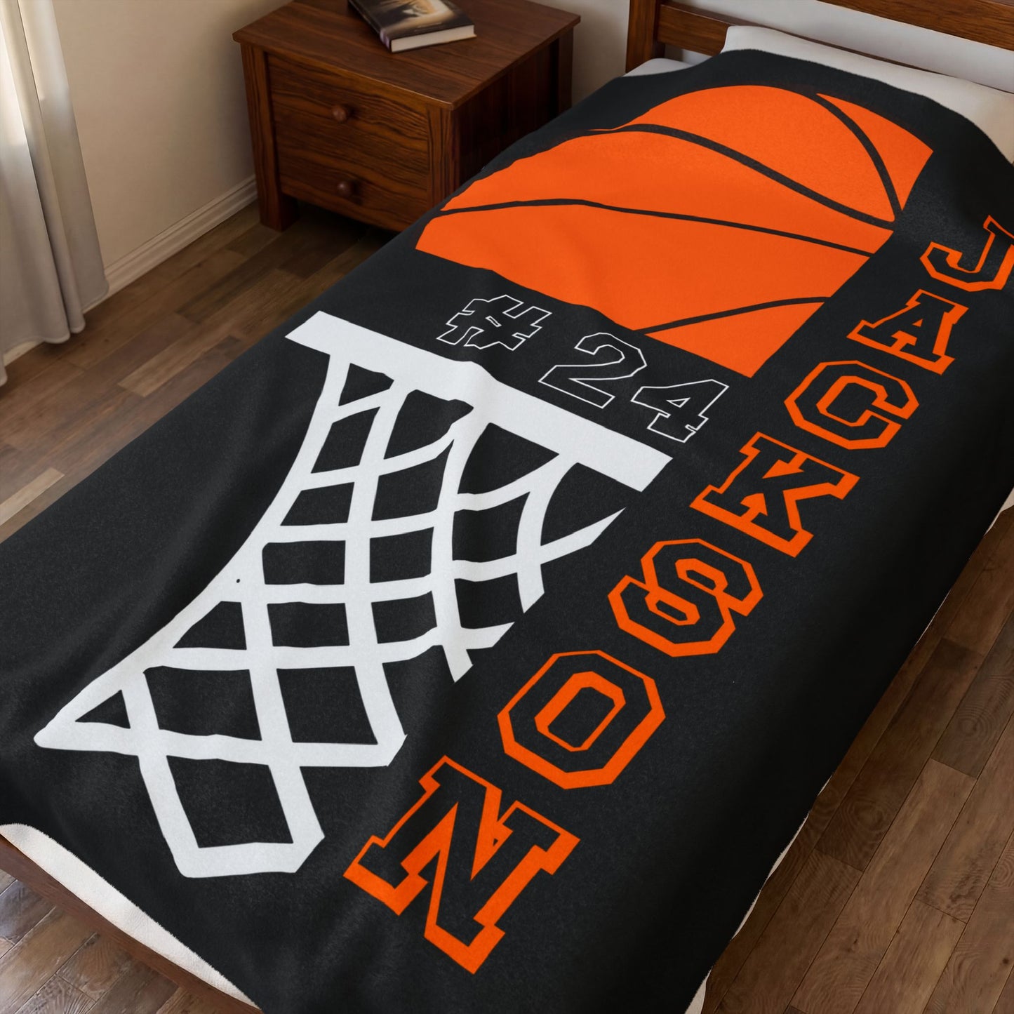Personalized Basketball Blanket