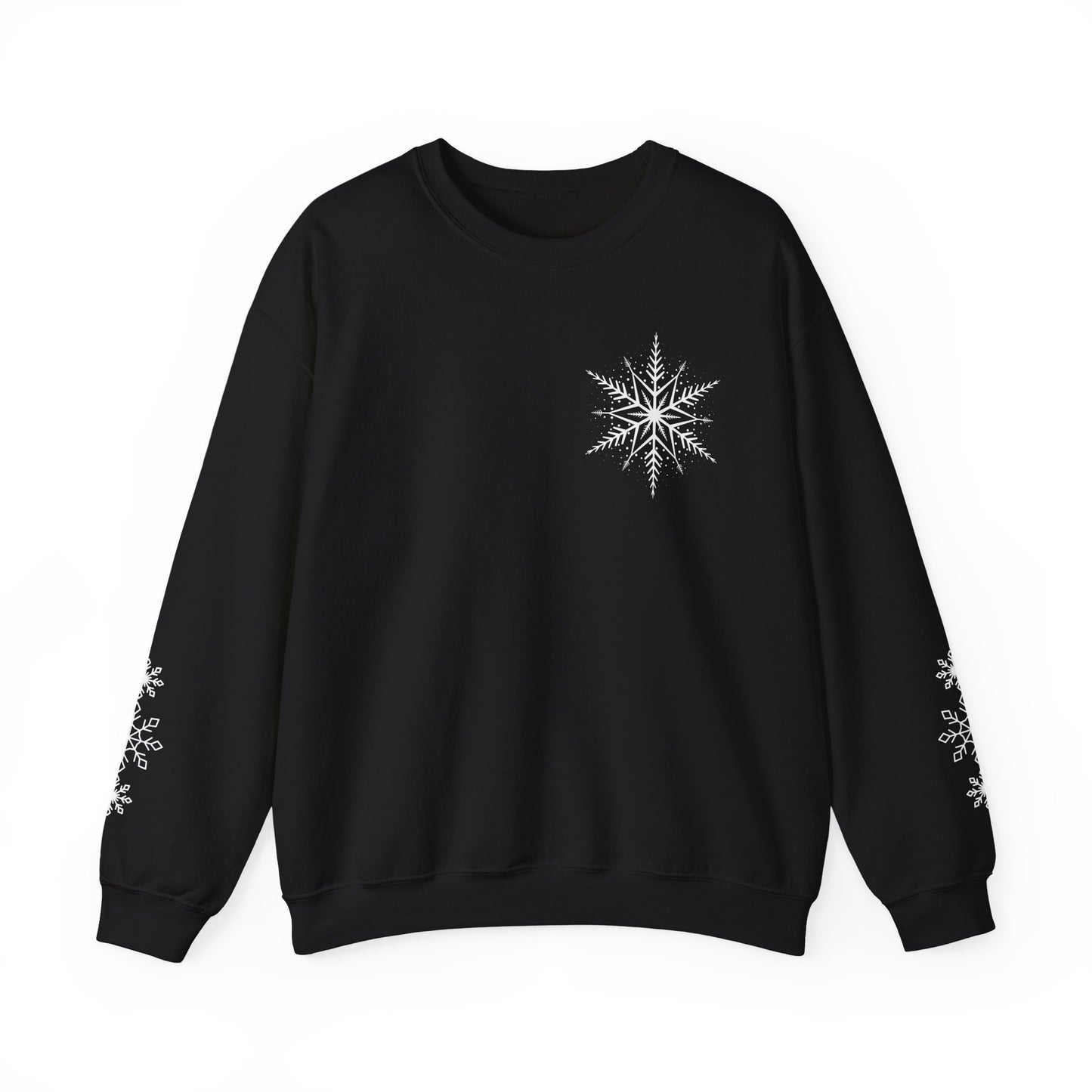 Snowflake Sweatshirt With Sleeve Design