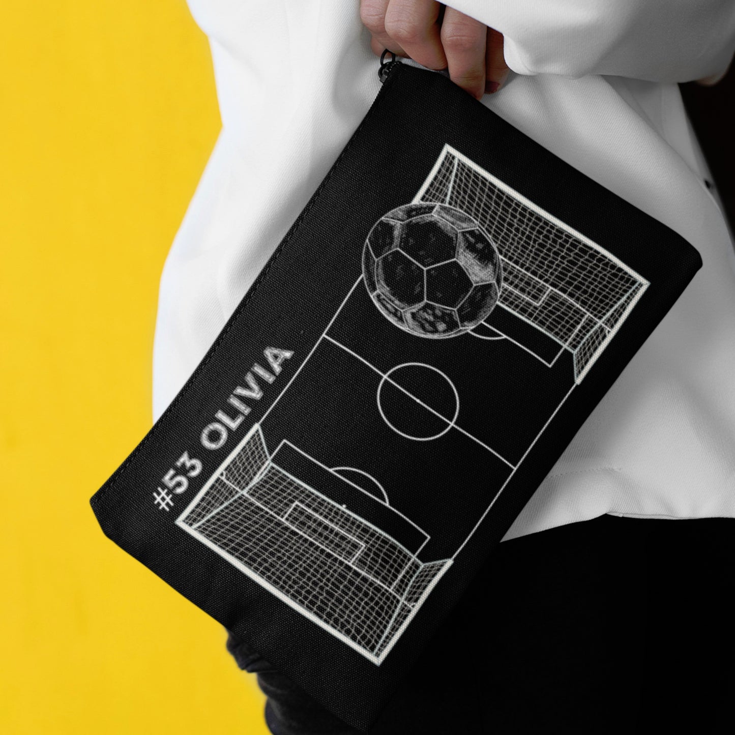 Custom Soccer Pencil Case
