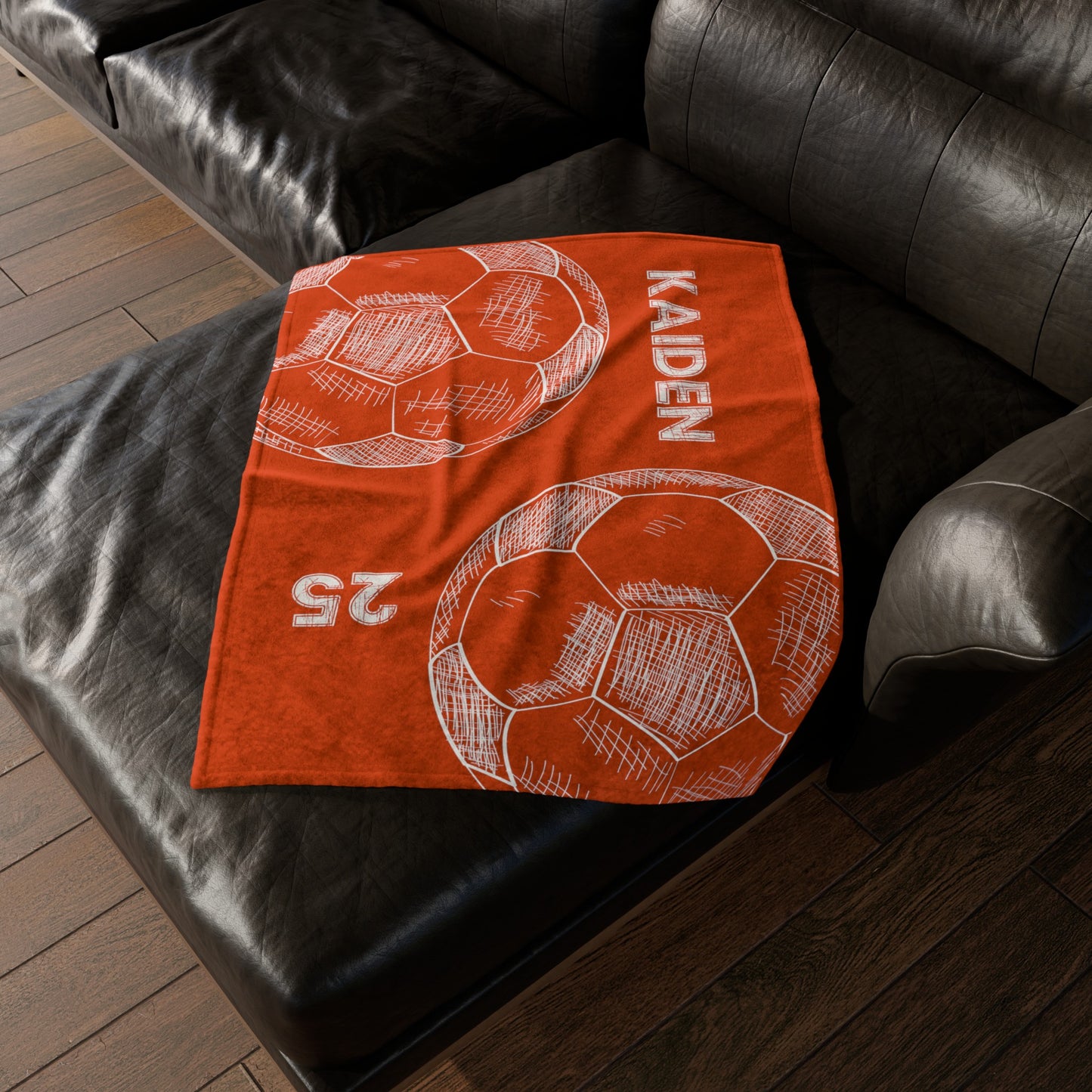 Personalized Soccer Blanket