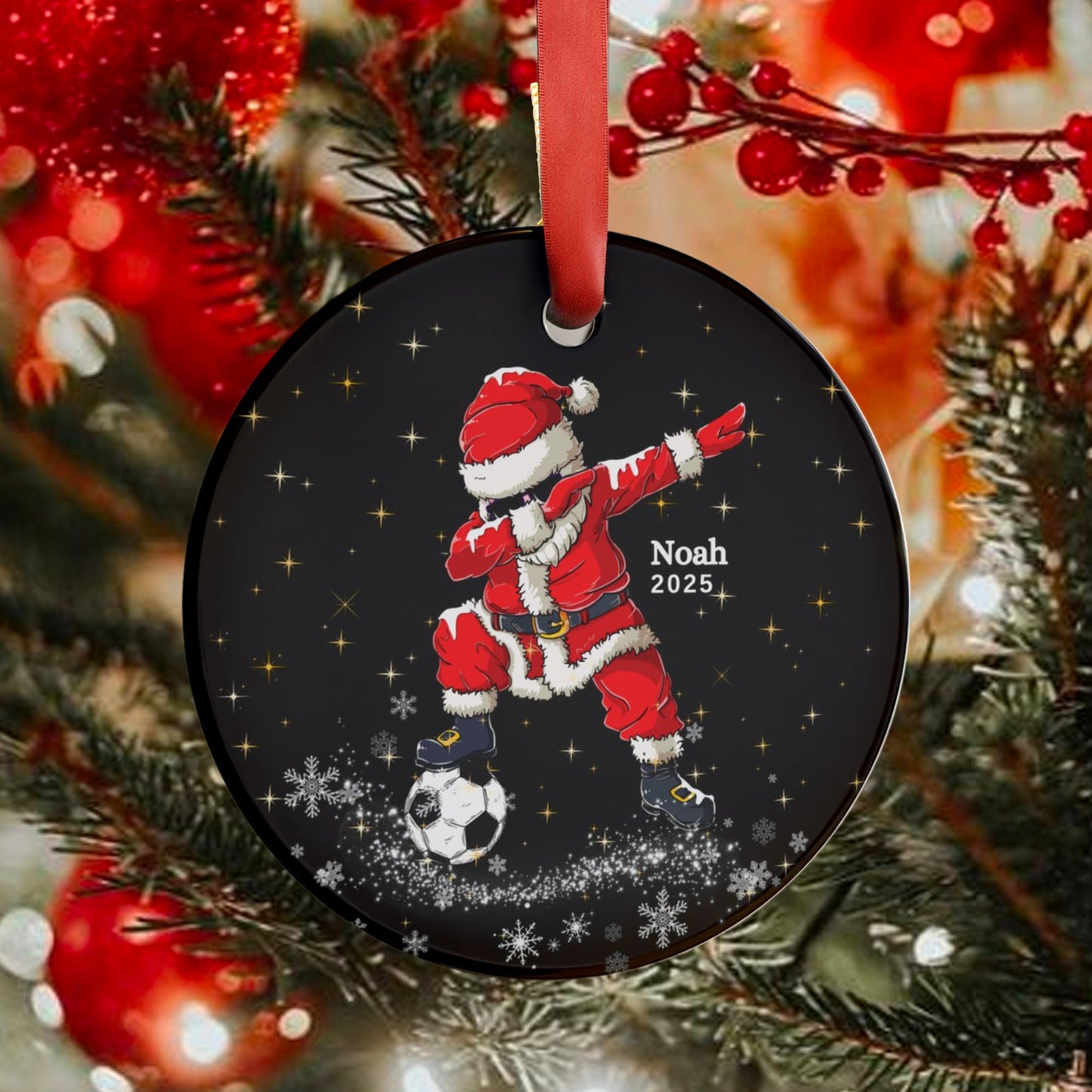 Personalized Soccer Ornament